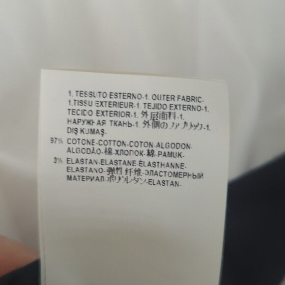 Men's Gianni Versace Collection White Two Tone Dress Shirt - Size L - Picture 5 of 7